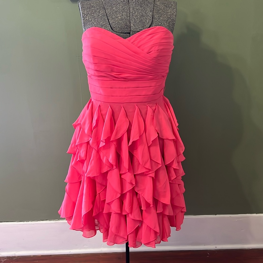 Pretty Maids Strapless Pink Dress